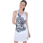 Scarface Movie Traditional Tattoo Racer Back Mesh Tank Top