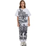 Scarface Movie Traditional Tattoo Kids  Tee and Pants Sports Set