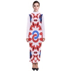 Turtleneck Maxi Dress 