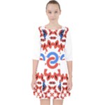 IM Fourth Dimension ADKPS Quarter Sleeve Pocket Dress