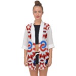 IM Fourth Dimension ADKPS Open Front Chiffon Kimono