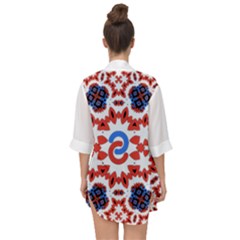 Open Front Chiffon Kimono 