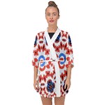 IM Fourth Dimension ADKPS Half Sleeve Chiffon Kimono