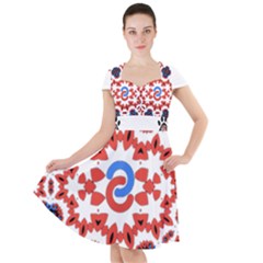 Cap Sleeve Midi Dress 