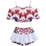 IM Fourth Dimension ADKPS Kids  Off Shoulder Skirt Bikini
