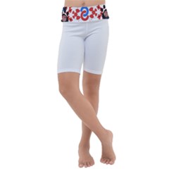 Kids  Lightweight Velour Cropped Yoga Leggings 