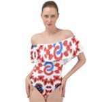 IM Fourth Dimension ADKPS Off Shoulder Velour Bodysuit 