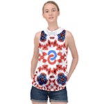 IM Fourth Dimension ADKPS High Neck Satin Top