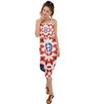 IM Fourth Dimension ADKPS Waist Tie Cover Up Chiffon Dress