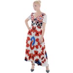 IM Fourth Dimension ADKPS Button Up Short Sleeve Maxi Dress