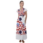 IM Fourth Dimension ADKPS Flutter Sleeve Maxi Dress