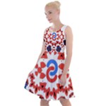 IM Fourth Dimension ADKPS Knee Length Skater Dress