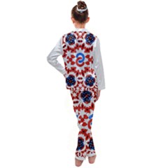 Kids  Satin Long Sleeve Pajamas Set 