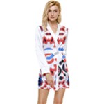 IM Fourth Dimension ADKPS Long Sleeve Satin Robe