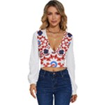 IM Fourth Dimension ADKPS Long Sleeve Deep-V Velour Top