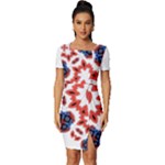 IM Fourth Dimension ADKPS Fitted Knot Split End Bodycon Dress