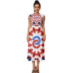IM Fourth Dimension ADKPS Sleeveless Round Neck Midi Dress