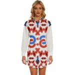 IM Fourth Dimension ADKPS Womens Long Sleeve Shirt Dress