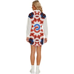 Womens Long Sleeve Shirt Dress 