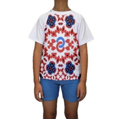Kids  Short Sleeve Swimwear 