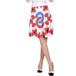  Im Fourth Dimension Adkps Strap A-Line Skirt