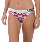  Im Fourth Dimension Adkps Strap Band Bikini Bottoms