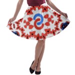  Im Fourth Dimension Adkps Strap A-line Skater Skirt