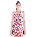  Im Fourth Dimension Adkps Strap Scoop Neck Skater Dress