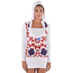  Im Fourth Dimension Adkps Strap Long Sleeve Hooded T-shirt