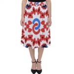  Im Fourth Dimension Adkps Strap Classic Midi Skirt