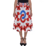 Im Fourth Dimension Adkps Strap Perfect Length Midi Skirt