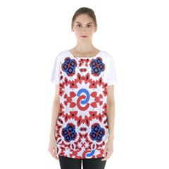 Skirt Hem Sports Top 