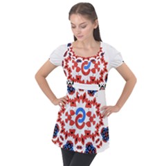 Puff Sleeve Tunic Top 