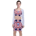  Im Fourth Dimension Adkps Strap Top and Skirt Sets