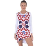  Im Fourth Dimension Adkps Strap Asymmetric Cut-Out Shift Dress