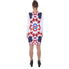 Asymmetric Cut-Out Shift Dress 