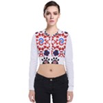  Im Fourth Dimension Adkps Strap Long Sleeve Zip Up Bomber Jacket