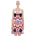  Im Fourth Dimension Adkps Strap Spaghetti Strap Velvet Dress