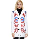  Im Fourth Dimension Adkps Strap Button Up Hooded Coat 