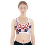  Im Fourth Dimension Adkps Strap Sports Bra With Pocket