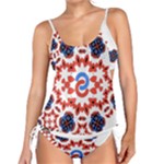  Im Fourth Dimension Adkps Strap Tankini Set