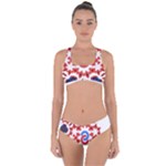  Im Fourth Dimension Adkps Strap Criss Cross Bikini Set