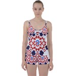  Im Fourth Dimension Adkps Strap Tie Front Two Piece Tankini