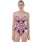  Im Fourth Dimension Adkps Strap Sweetheart Tankini Set