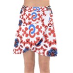  Im Fourth Dimension Adkps Strap Wrap Front Skirt