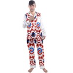  Im Fourth Dimension Adkps Strap Men s Long Sleeve Satin Pajamas Set