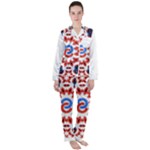  Im Fourth Dimension Adkps Strap Women s Long Sleeve Satin Pajamas Set	