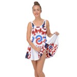  Im Fourth Dimension Adkps Strap Inside Out Casual Dress