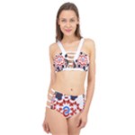  Im Fourth Dimension Adkps Strap Cage Up Bikini Set