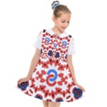  Im Fourth Dimension Adkps Strap Kids  Short Sleeve Shirt Dress